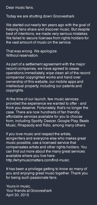 Grooveshark